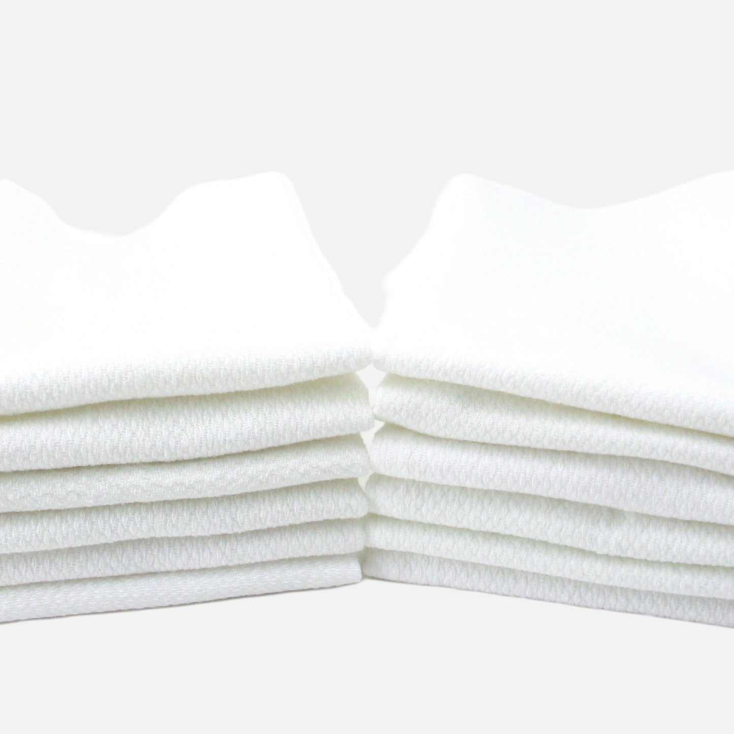 Prewashed Reusable Paperless Towels, 12 Pack, Bird's Eye Cotton